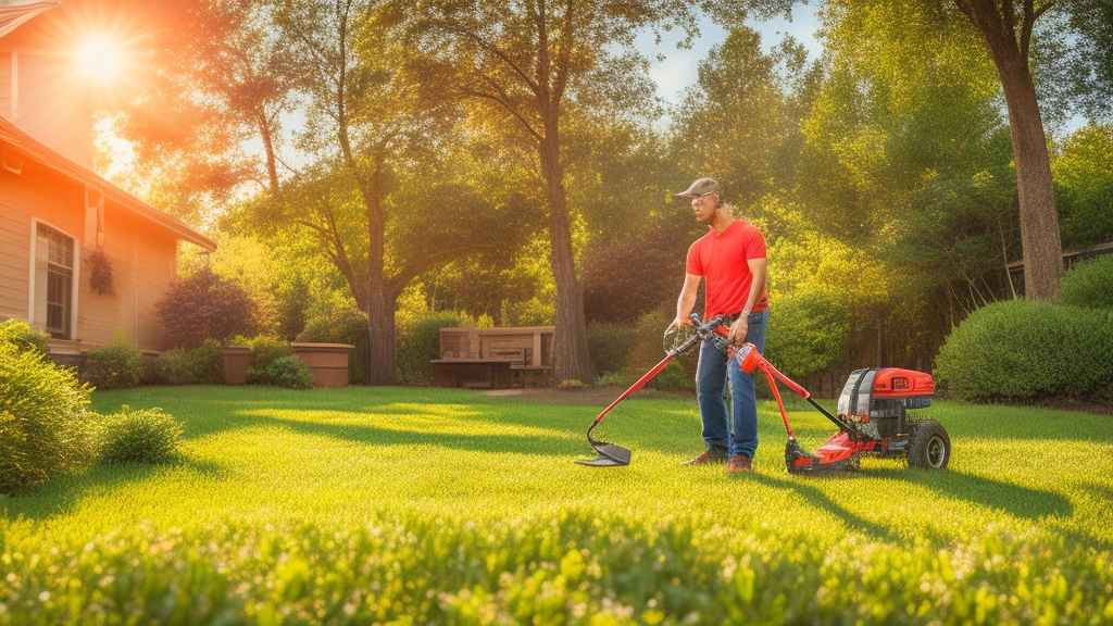 Benzines fűkasza vágási képességek bemutatása