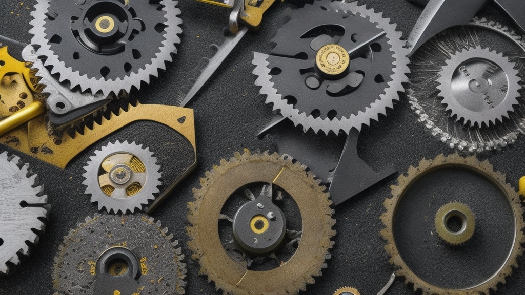 Fém vágópengék részletes összehasonlítása különböző típusokkal kés, csillag és fűrész pengékkel