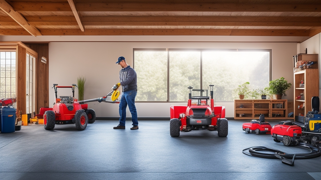 Több benzines fűkasza egymás mellett - kiválasztási folyamat
